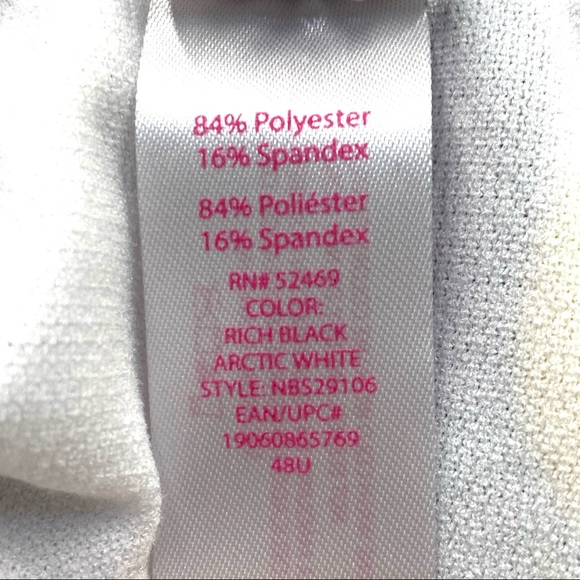 No Boundaries Fruity Stripe One Piece Swimsuit M - Picture 9 of 10